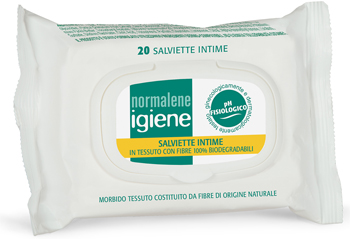 NORMALENE IGIENE SALVIETTE INTIME 20 PEZZI - farmacia187.it