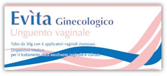 EVITA GINECOLOG UNGUENTO VAGINALE TUBO DA 30 G + 6 APPLICATORI VAGINALI MONOUSO - farmacia187.it