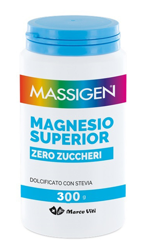 MASSIGEN MAGNESIO SUPERIOR ZERO ZUCCHERI 300 G - farmacia187.it