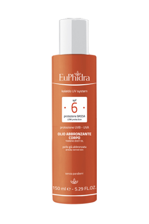 EUPHIDRA KALEIDO UV SYSTEM OLIO SOLARE CORPO 6 - farmacia187.it