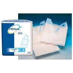 BAVAGLI MONOUSO TENA BIB MISURA SMALL/MEDIA 150 PEZZI - farmacia187.it