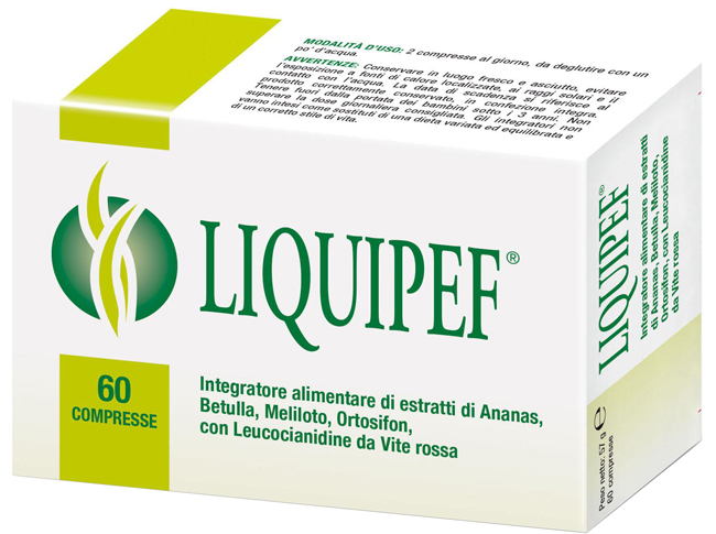 LIQUIPEF 60 COMPRESSE - farmacia187.it