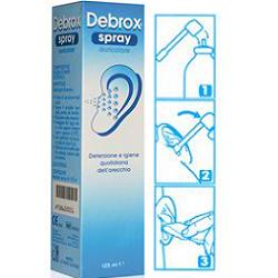 DEBROX SPRAY AURICOLARE FLACONE 125ML - farmacia187.it