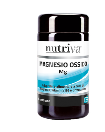 NUTRIVA MAGNESIO OSSIDO GI GROUP 50 COMPRESSE 1 G - farmacia187.it