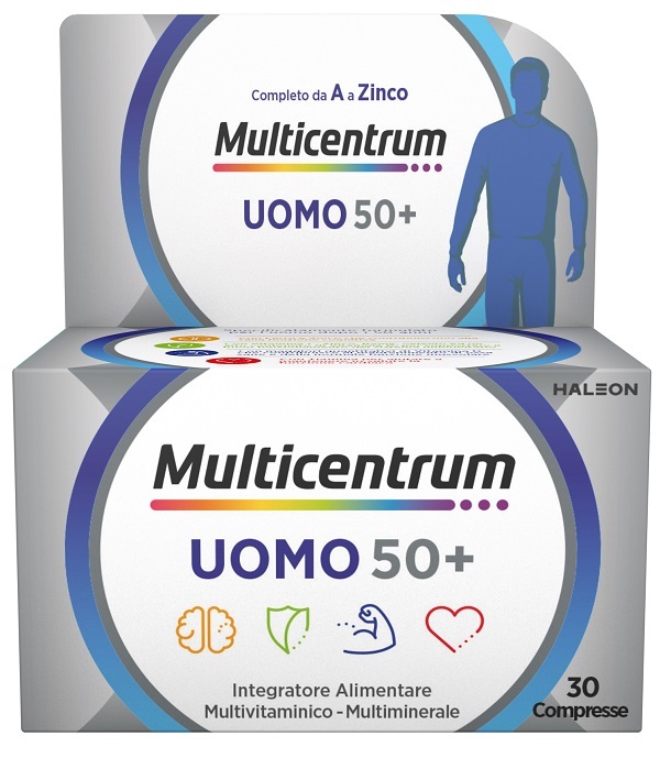 MULTICENTRUM UOMO 50+ 30 COMPRESSE - farmacia187.it