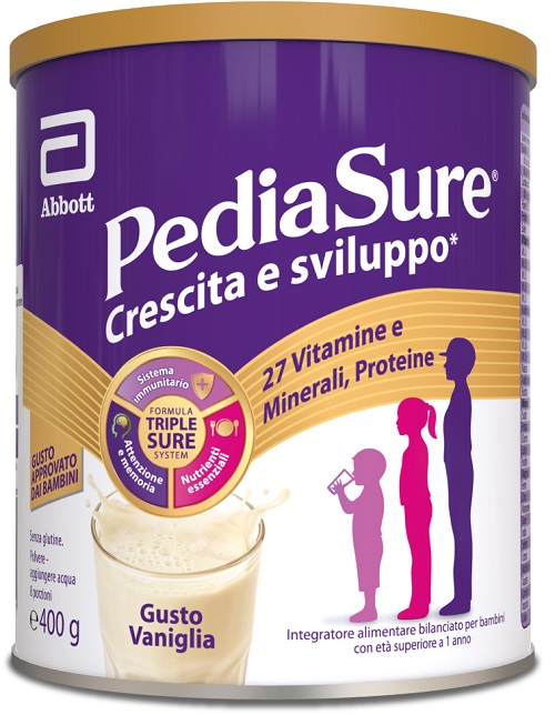 PEDIASURE CRESCITA&SVILUPPO VANIGLIA 400 G - farmacia187.it