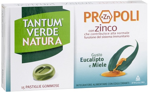 TANTUM VERDE NATURA PASTIGLIE GOMMOSE EUCALIPTO & MIELE 30 G - farmacia187.it