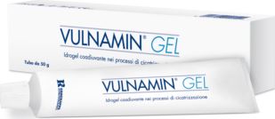 VULNAMIN MEDICAZIONE INTERATTIVA IN GEL A BASE DI AMINOACIDICOSTITUTIVI DEL COLLAGENE E SODIO JALURONATO TUBO 50 G - farmacia187.it