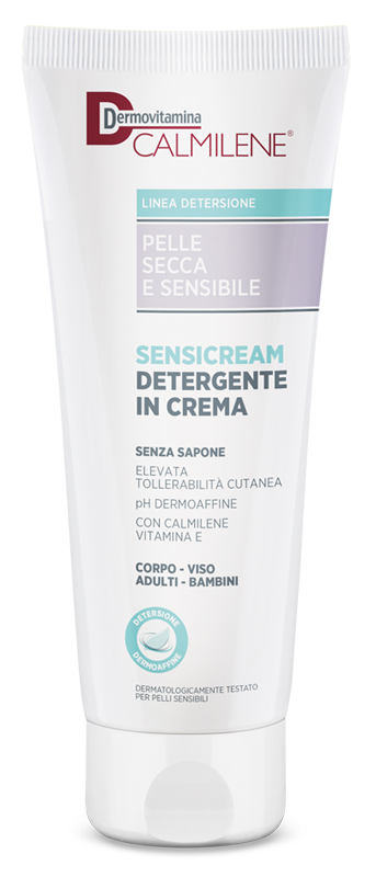DERMOVITAMINA CALMILENE SENSICREAM DETERGENTE IN CREMA SENZA SAPONE PER PELLE SECCA E SENSIBILE 250 ML - farmacia187.it