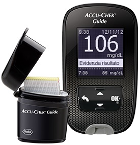 KIT GLUCOMETRO ACCU-CHEK GUIDE MG/DL + PUNGIDITO FASTCLIX - farmacia187.it