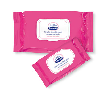 EUPHIDRA AMIDOMIO SALVIETTE UMIDIFICATE 72 PEZZI - farmacia187.it