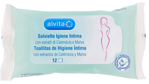 ALVITA SALVIETTE IGIENE INTIMA 12 PEZZI - farmacia187.it
