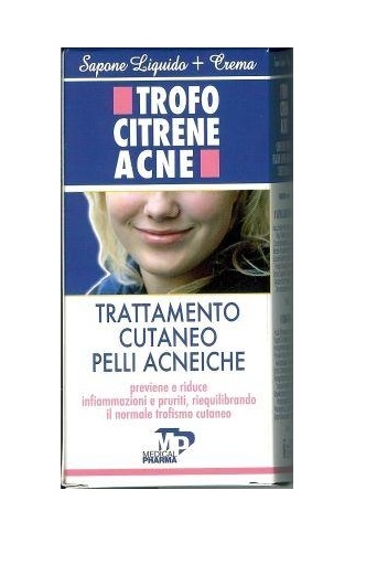 TROFOCITRENE ACNE SAPONE LIQUIDO + CREMA - farmacia187.it