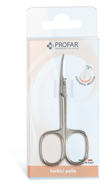 PROFAR FORBICINE PELLI PUNTA CURVA - farmacia187.it