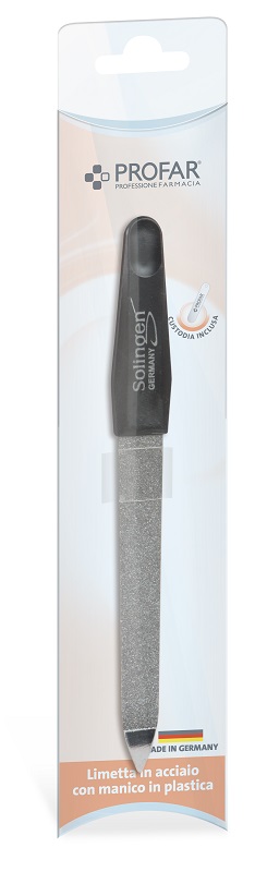 PROFAR LIMETTA ACCIAIO MANICO IN PLASTICA - farmacia187.it