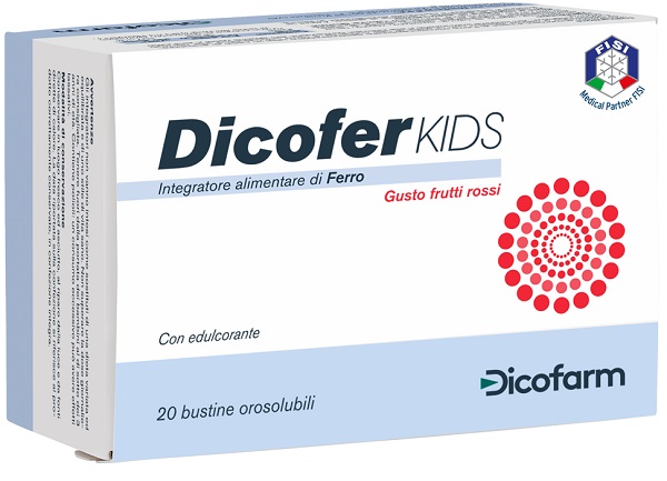 DICOFER KIDS 20 BUSTINE OROSOLUBILI - farmacia187.it