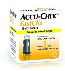 LANCETTE PUNGIDITO ACCU-CHEK FASTCLIX 100 + 2 PEZZI - farmacia187.it