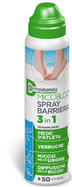 DERMOVITAMINA MICOBLOCK SPRAY BARRIERA 3 IN 1 PIEDE D'ATLETA 100 ML - farmacia187.it