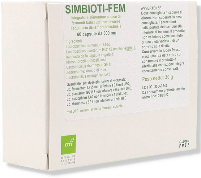 SIMBIOTI FEM 60 CAPSULE - farmacia187.it