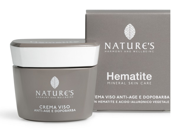 NATURE'S HEMATITE CREMA VISO ANTIAGE DOPOBARBA 50 ML - farmacia187.it