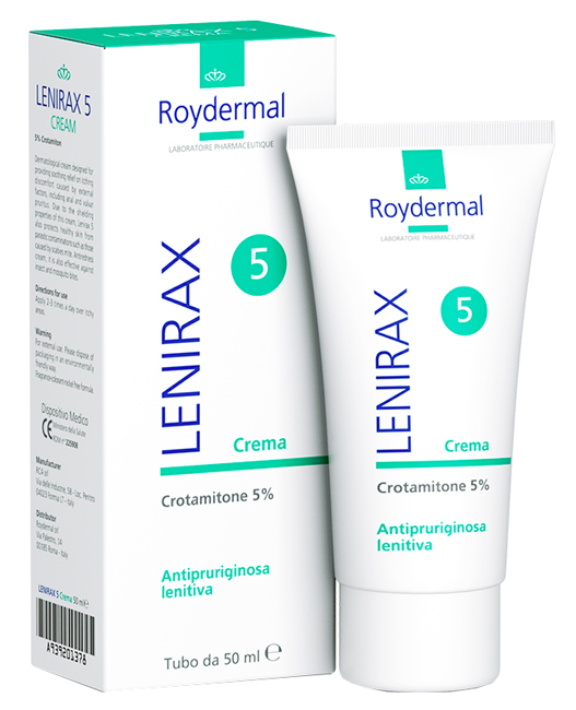 LENIRAX 5 CREMA DERMATOLOGICA CROTAMITONE 5% 50 ML - farmacia187.it