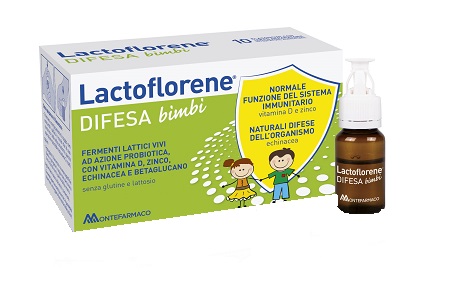 LACTOFLORENE DIFESA BAMBINI 10 FLACONI 100 ML - farmacia187.it