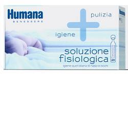 HUMANA SOLUZIONE FISIOLOGICA MONODOSE, 20 FLACONCINI DA 5ML - farmacia187.it