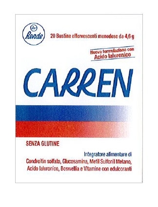 CARREN 20 BUSTINE EFFERVESCENTI MONODOSE DA 4,6 G L'UNA - farmacia187.it