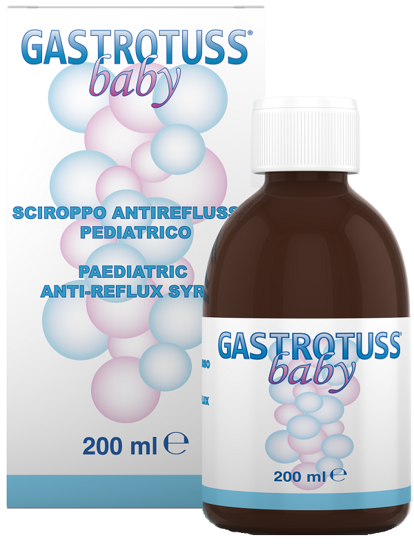 BABY SCIROPPO ANTIREFLUSSO GASTROTUSS 200 ML - farmacia187.it