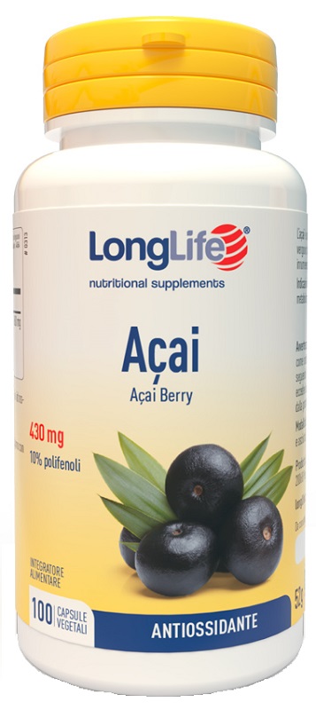 LONGLIFE ACAI 100 CAPSULE VEGETALI - farmacia187.it