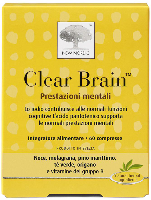 CLEAR BRAIN 60 COMPRESSE - farmacia187.it