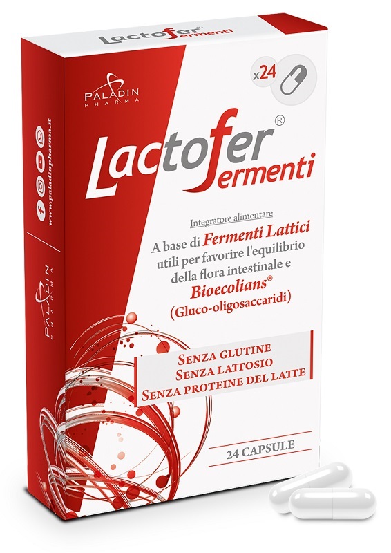 LACTOFER FERMENTI 24 CAPSULE - farmacia187.it