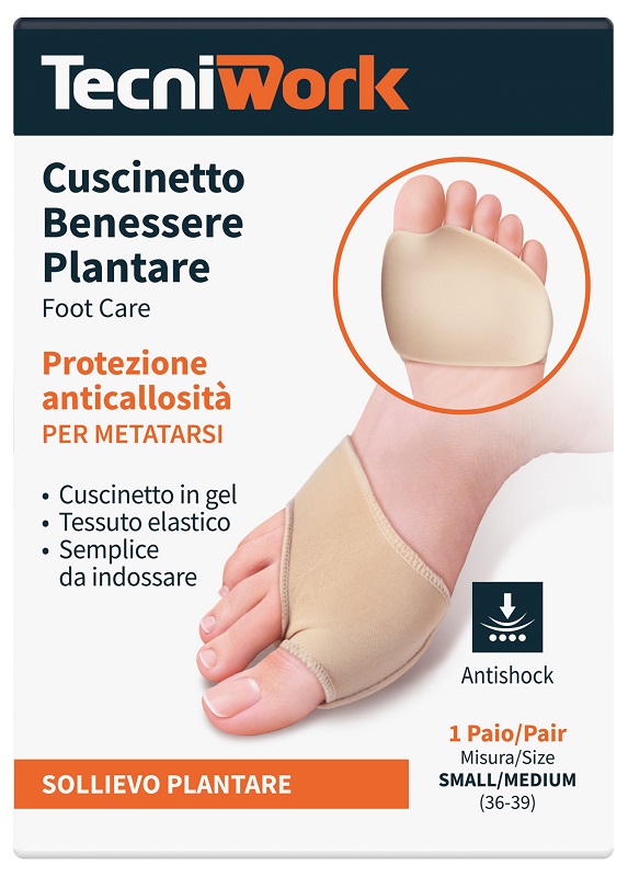 BENESSERE PLANTARE CUSCINETTO SMALL/MEDIUM 1 PAIO - farmacia187.it