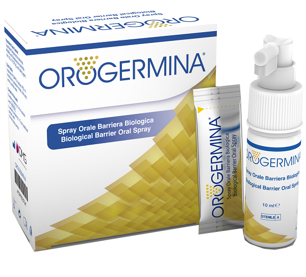 OROGERMINA SPRAY ORALE 2 FLACONI X 10 ML + 2 BUSTINE 1,15 G DI LIOFILIZZATO + 2 NEBULIZZATORI ORALI - farmacia187.it