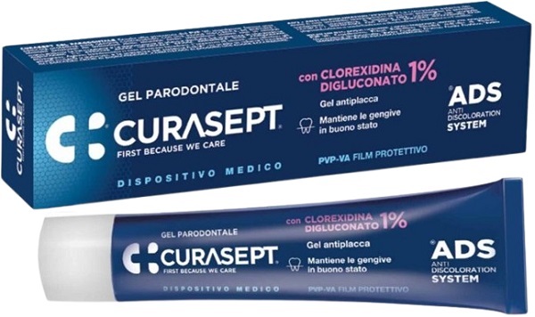CURASEPT ADS GEL PARODONTALE CLOREXIDINA DIGLUCONATO 1% 30 ML - farmacia187.it