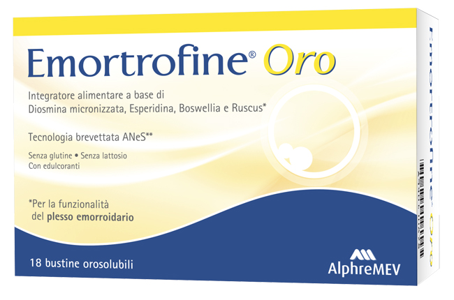 EMORTROFINE ORO 18 BUSTINE DA 3 G - farmacia187.it
