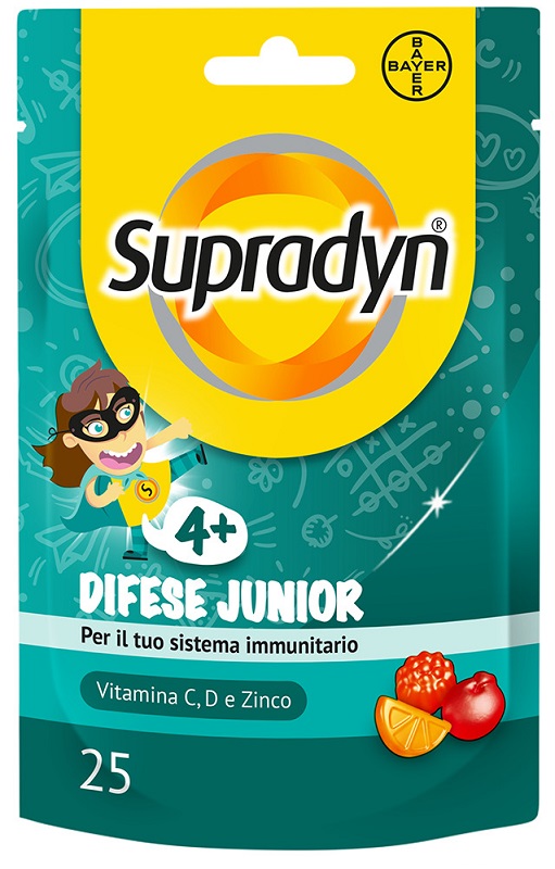 SUPRADYN DIFESE JUNIOR 25 CARAMELLE GOMMOSE - farmacia187.it
