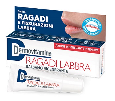 DERMOVITAMINA RAGADI LABBRA BALSAMO RIGENERANTE 8 ML - farmacia187.it