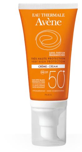 AVENE SOLARE CREMA SPF 50+ SENZA PROFUMO 50 ML - farmacia187.it