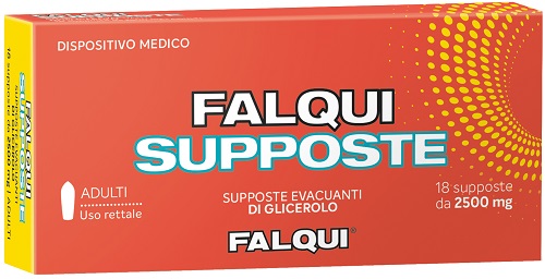 SUPPOSTE FALQUI 18 SUPPOSTE CON GLICERINA 2500MG ADULTI - farmacia187.it