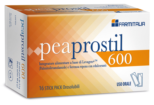 PEAPROSTIL 600 16 STICK PACK OROSOLUBILI - farmacia187.it