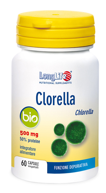 LONGLIFE CLORELLA BIO 60 CAPSULE VEGETALI - farmacia187.it
