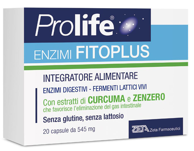 PROLIFE ENZIMI FITOPLUS 20 CAPSULE - farmacia187.it