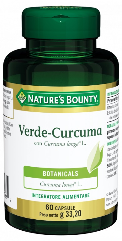 VERDE CURCUMA 60 CAPSULE 33,2 G - farmacia187.it