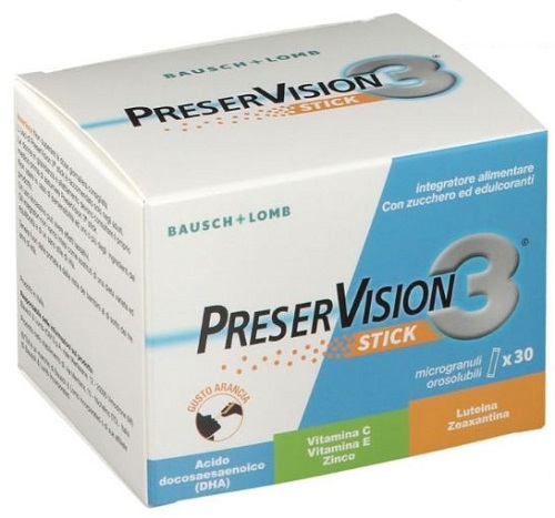 PRESERVISION 3 30 STICK OROSOLUBILI DA 2 G - farmacia187.it