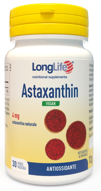 LONGLIFE ASTAXANTHIN 30 PERLE VEGETALI - farmacia187.it
