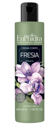 EUPHIDRA CREMA CORPO IDRATANTE FRESIA IN FLACONE CON ETICHETTA - farmacia187.it