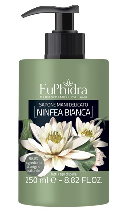 EUPHIDRA SAPONE LIQUIDO MANI NINFEA IN FLACONE CON ETICHETTA DISPENSER - farmacia187.it