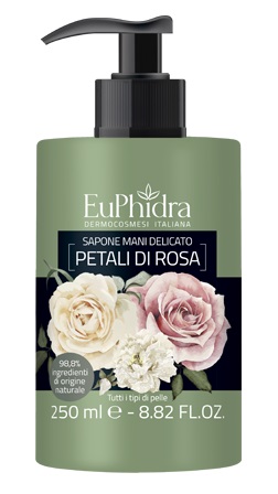 EUPHIDRA SAPONE LIQUIDO MANI ROSA IN FLACONE CON ETICHETTA DISPENSER - farmacia187.it