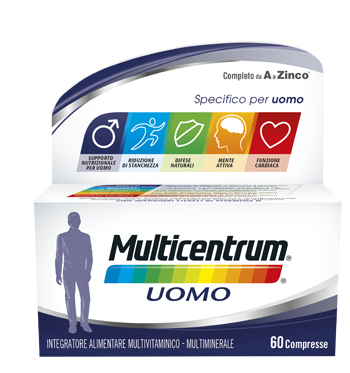 MULTICENTRUM UOMO 60 COMPRESSE - farmacia187.it